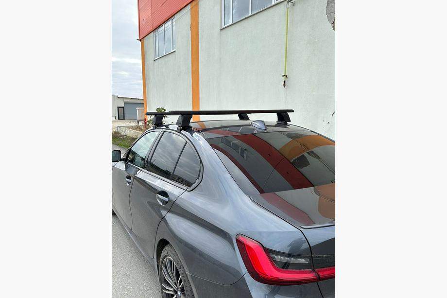 Bagażnik dachowy na gładki dach Erkul V4 (chrom, para) Zdjęcia 4