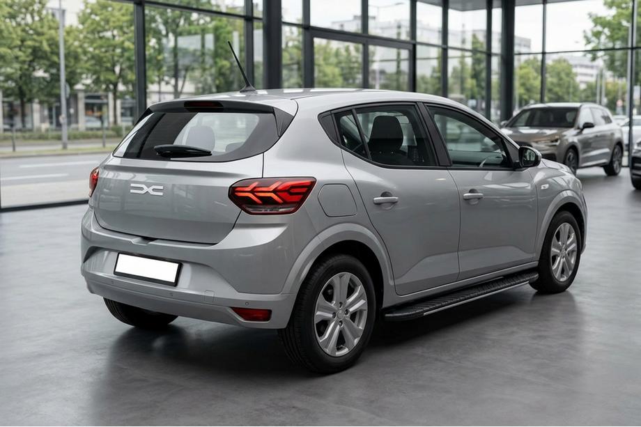 Dacia Sandero 2021- Progi boczne Bosphorus Grey (2 szt., aluminium) Image