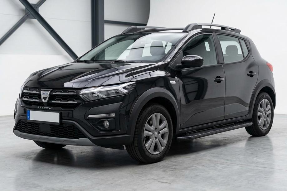 Dacia Sandero 2021- Progi Boczné Bosphorus Black (2 szt., Aluminium) Image