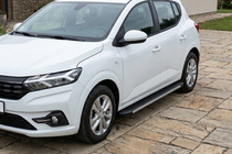 Dacia Sandero 2021- Progi Boczné Maya V1 (2 szt., Aluminium) zdjęcia 1
