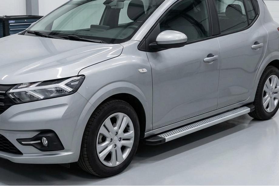 Dacia Sandero 2021- Progi Boczne Maya V2 (2 szt., Aluminium) Image