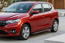 Dacia Sandero 2021- Progi Boczné Maya Red (2 szt., Aluminium) zdjęcia 1