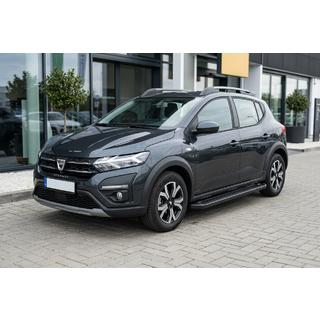 Progi Boczné Allmond Black (2 szt., Aluminium) Dacia Sandero 2021- zdjęcia 1