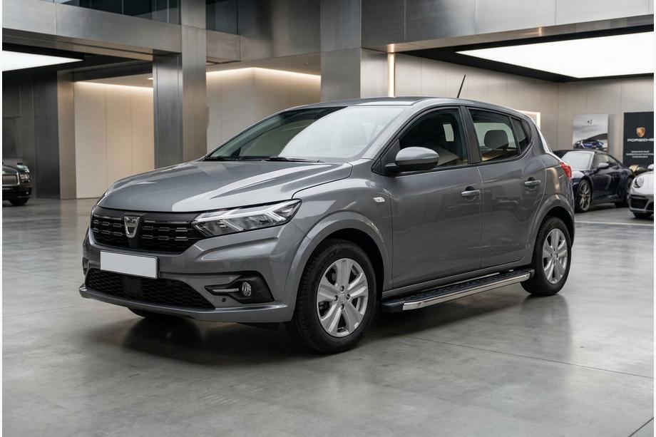 Dacia Sandero 2021- Progi Boczné BlackLine (2 szt., Aluminium) Image