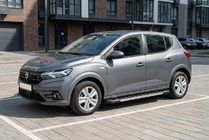 Dacia Sandero 2021- Progi Boczné RedLine (2 szt., Aluminium) zdjęcia 1
