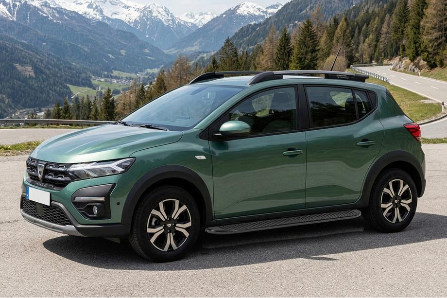 Dacia Sandero 2021- Progi Boczné Tayga Black (2 szt., Aluminium) Image