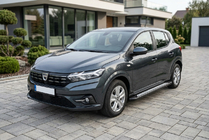 Dacia Sandero 2021- Progi Boczné Vision New Black (2 szt., Aluminium) zdjęcia 1