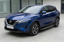 Nissan Qashqai 2021- Progi boczne Bosphorus Grey (2 szt., aluminium) zdjęcia 1