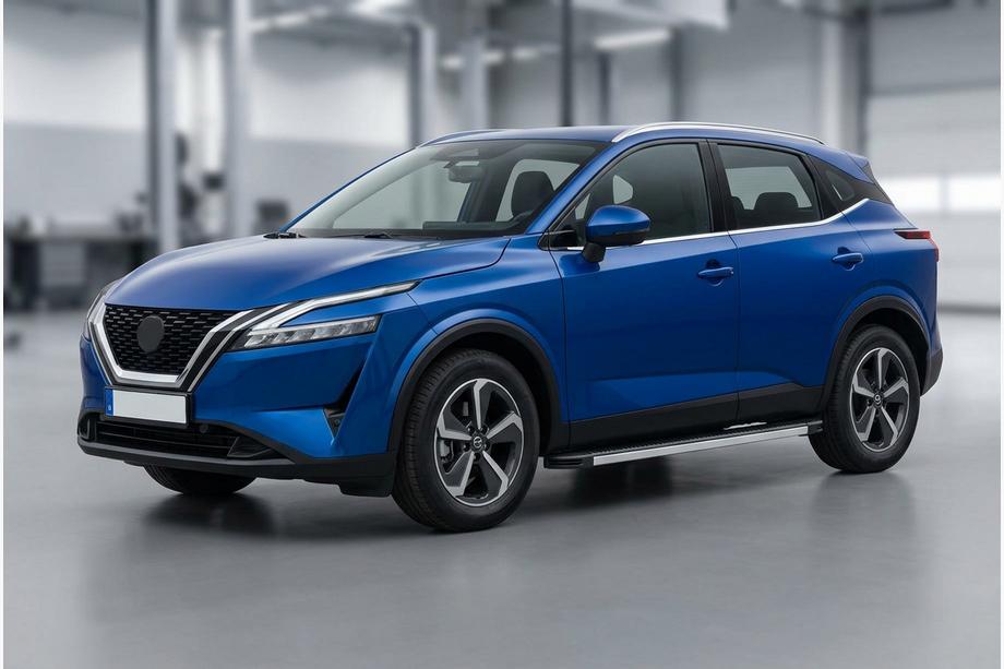 Nissan Qashqai 2021- Progi Boczné Maya V1 (2 szt., Aluminium) Image