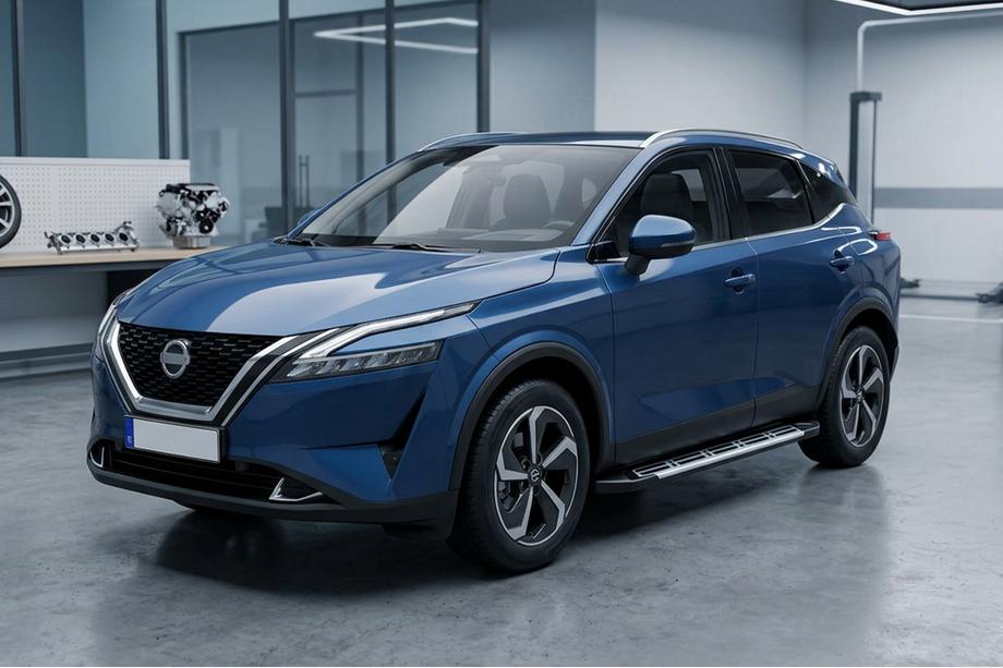 Nissan Qashqai 2021- Progi Boczné Sunrise (2 szt., Aluminium) Zdjęcia 1