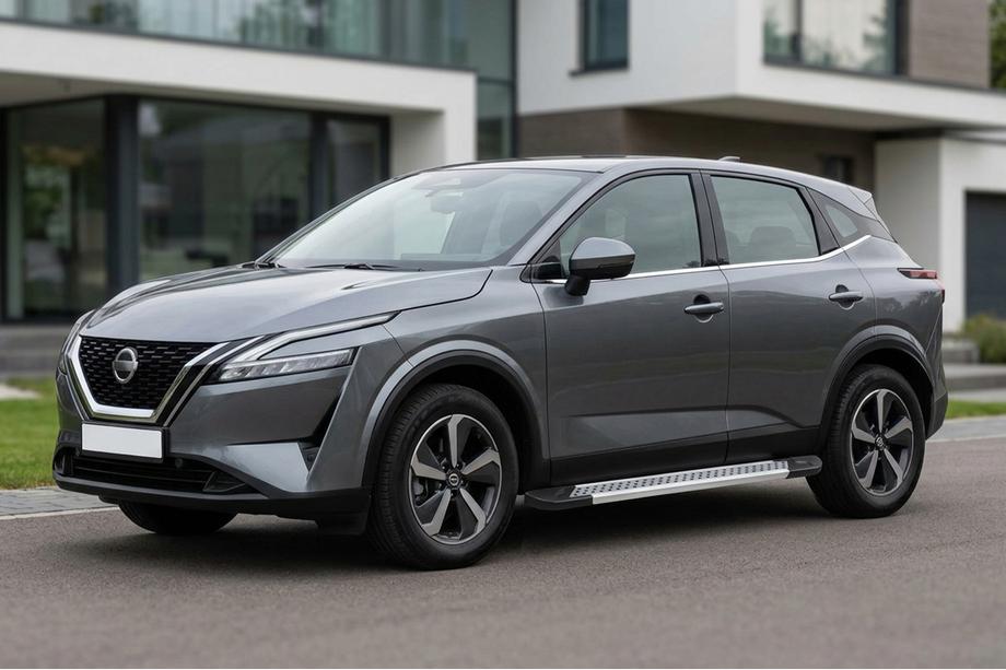 Nissan Qashqai 2021- Progi Boczné Vision New Grey (2 szt., Aluminium) Zdjęcia 1