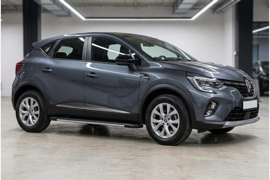 Renault Captur 2019- Progi boczne Bosphorus Grey (2 szt., aluminium) Image