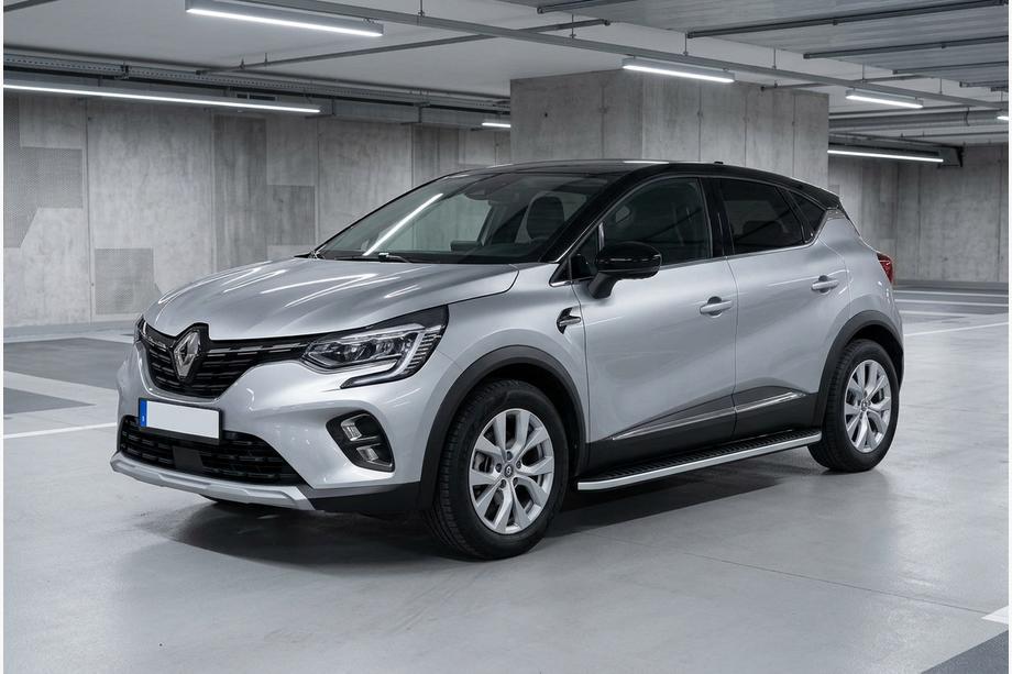 Renault Captur 2019- Progi Boczne Tayga Grey (2 szt., Aluminium) Image