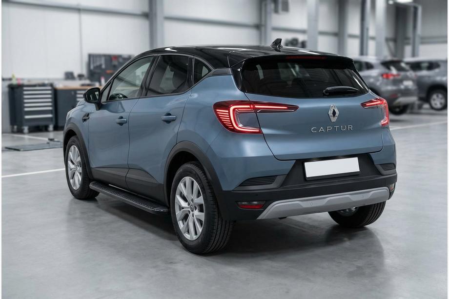 Renault Captur 2019- Progi Boczné Tayga Black (2 szt., Aluminium) Image