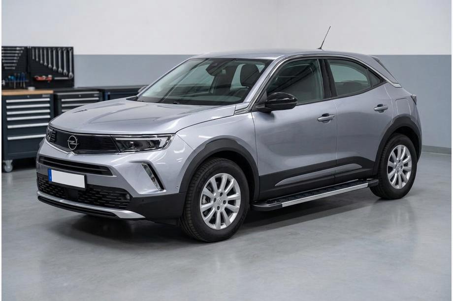 Opel Mokka 2021- Progi Boczné RedLine (2 szt., Aluminium) Image