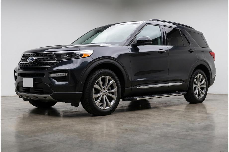 Ford Explorer 2019- Progi boczne Bosphorus Grey (2 szt., aluminium) Image