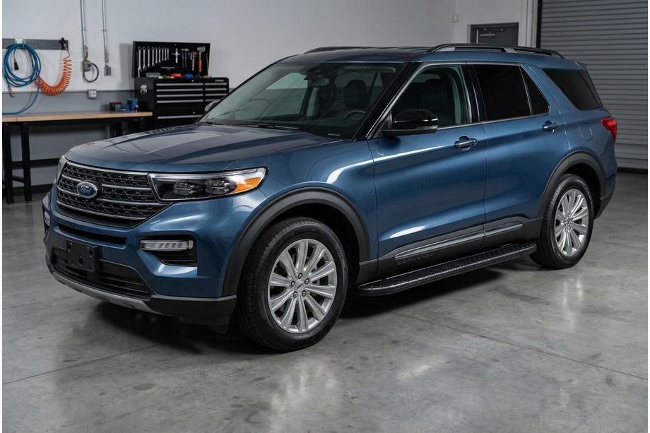 Ford Explorer 2019- Progi Boczné Bosphorus Black (2 szt., Aluminium) Image