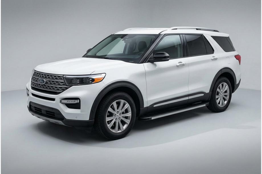 Ford Explorer 2019- Progi Boczné Maya V1 (2 szt., Aluminium) Image