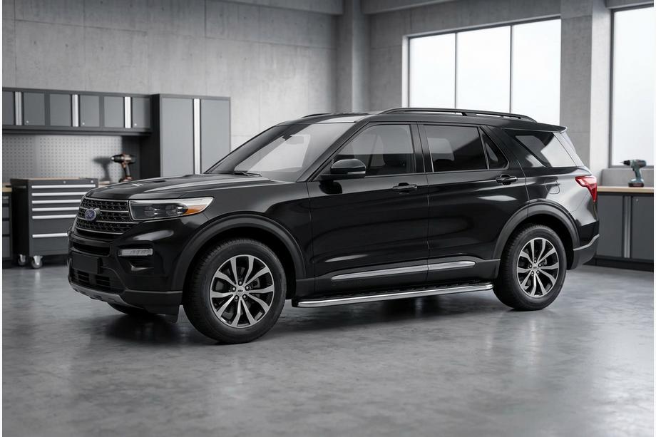 Ford Explorer 2019- Progi Boczné Maydos V1 (2 szt., Aluminium) Image
