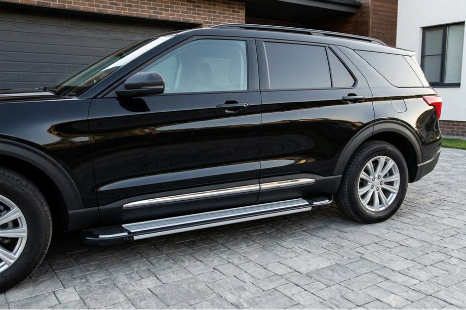 Ford Explorer 2019- Progi Boczné Rainbow (2 szt., Aluminium) Image