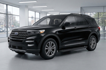 Ford Explorer 2019- Progi Boczné Allmond Black (2 szt., Aluminium) zdjęcia 1
