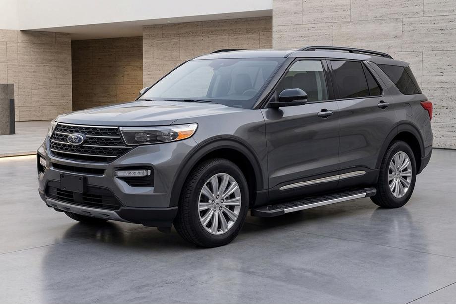 Ford Explorer 2019- Progi Boczné RedLine (2 szt., Aluminium) Image