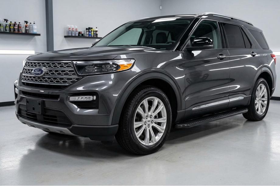 Ford Explorer 2019- Progi Boczné Tayga Black (2 szt., Aluminium) Image