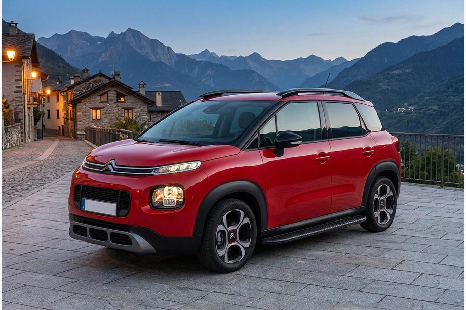 Citroen C-3 Aircross 2017-2024 Progi Boczné Bosphorus Black (2 szt., Aluminium) Zdjęcia 1