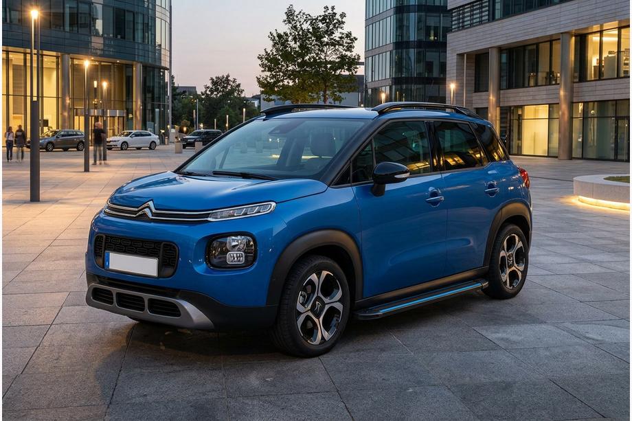 Citroen C-3 Aircross 2017-2024 Progi Boczné Maya Blue (2 szt., Aluminium) Image
