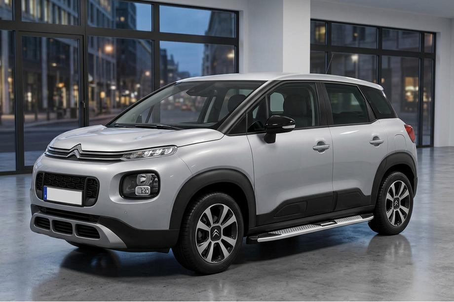 Citroen C-3 Aircross 2017-2024 Progi Boczne Mevsim Grey (2 szt., Aluminium) Zdjęcia 1