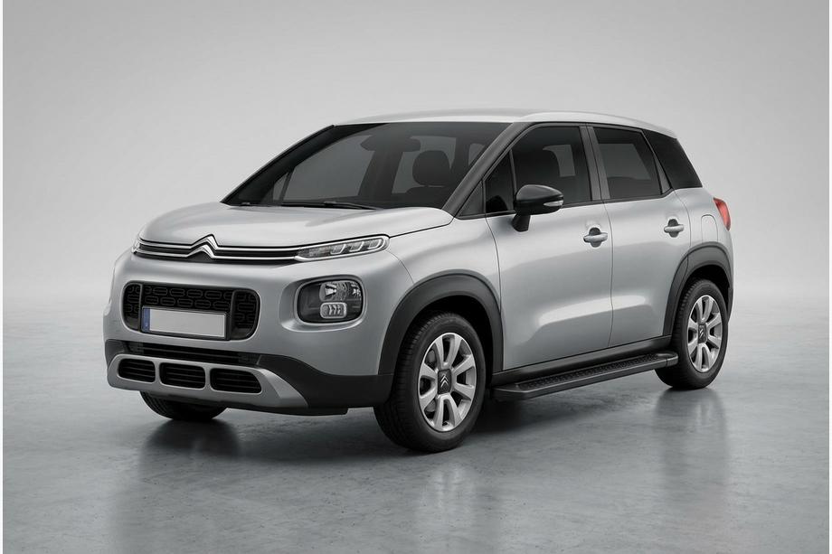 Citroen C-3 Aircross 2017-2024 Progi Boczné Allmond Black (2 szt., Aluminium) Zdjęcia 1
