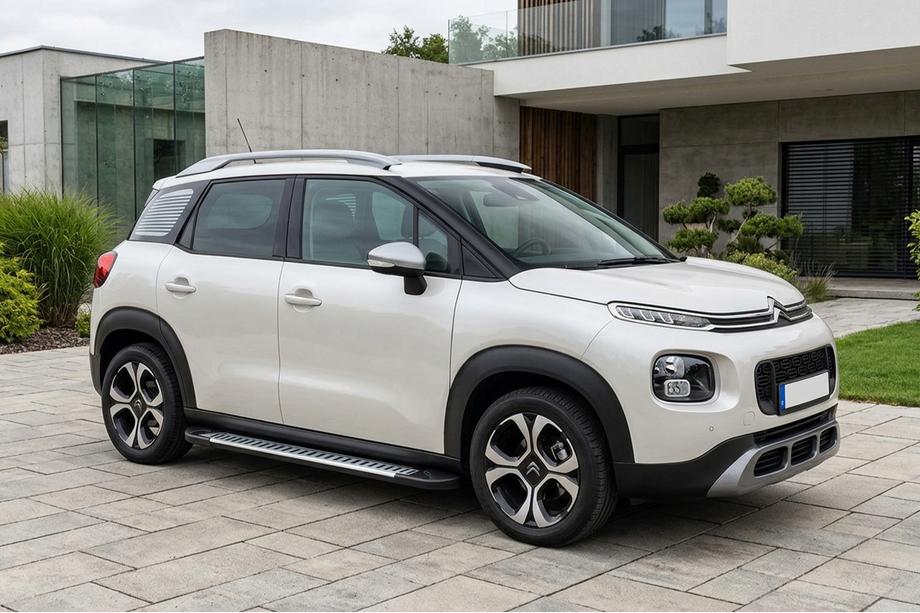 Citroen C-3 Aircross 2017-2024 Progi Boczne Line (2 szt., Aluminium) Zdjęcia 1