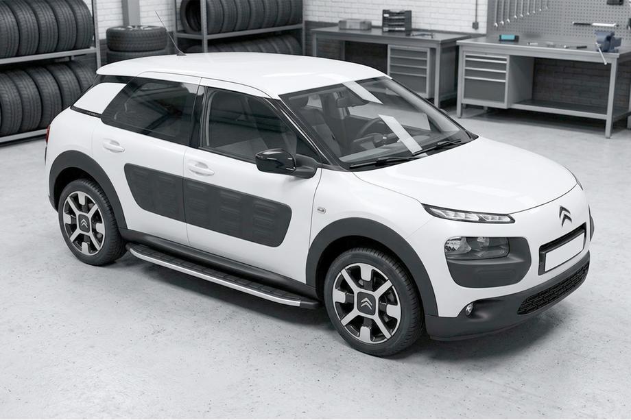 Citroen Cactus 2014-2020 Progi Boczné Fullmond (2 szt., Aluminium) Zdjęcia 1