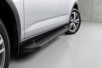 Volkswagen Caddy 2020- Progi Boczné Allmond Black (2 szt., Aluminium) zdjęcia 1