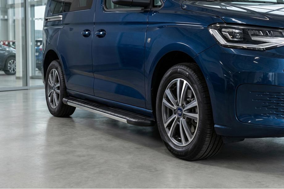 Volkswagen Caddy 2020- Progi boczne Bosphorus Grey (2 szt., aluminium) Image