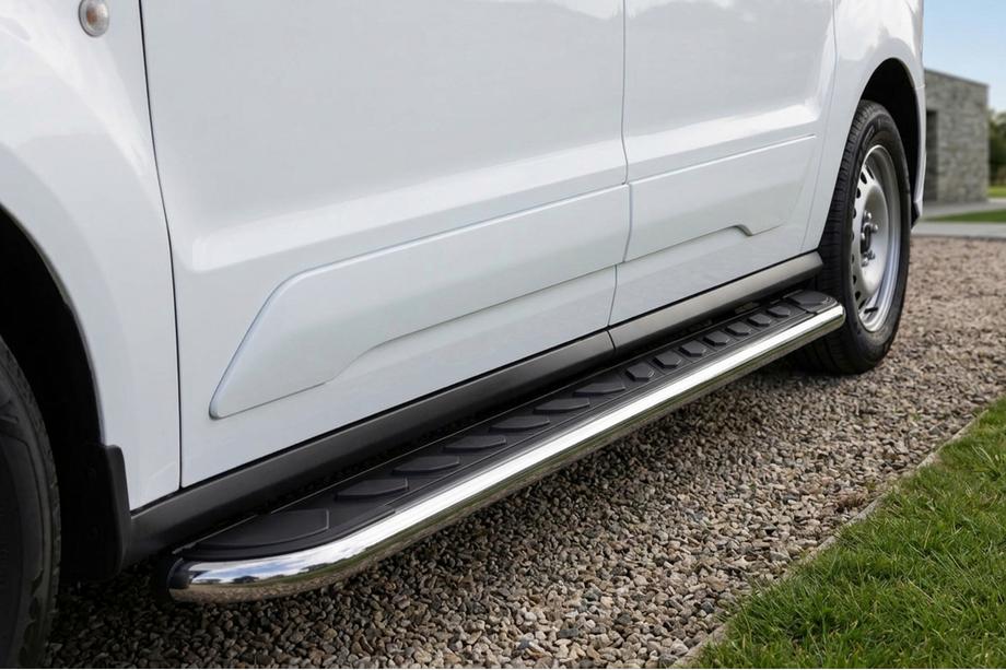 Volkswagen Caddy 2020- Progi Boczne Maydos V1 (2 szt., Aluminium i Stal Nierdzewna) Image