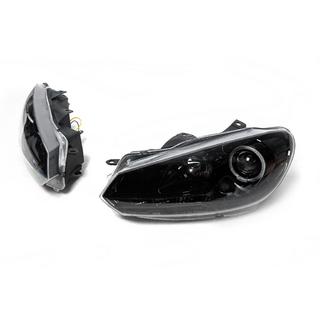Reflektory Przednie Black (2 szt, LED) Volkswagen Golf 6 2008-2014 zdjęcia 2