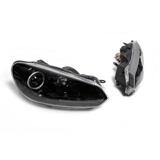 Reflektory Przednie Black (2 szt, LED) Volkswagen Golf 6 2008-2014 zdjęcia 3