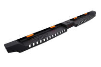 Volkswagen Amarok 2010-2022 Progi boczne Dakar V2 z LED (2 szt, metal) zdjęcia 13