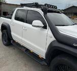 Volkswagen Amarok 2010-2022 Progi boczne Dakar V2 z LED (2 szt, metal) zdjęcia 5