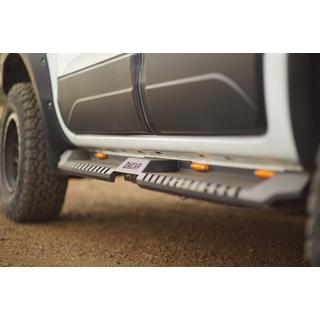 Progi boczne Dakar V2 z LED (2 szt, metal) zdjęcia 1