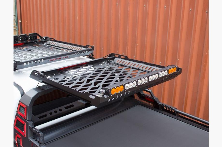 Volkswagen Amarok 2010-2022 Kosz Dachowy na Rollbar Dakar 100x100cm Zdjęcia 2