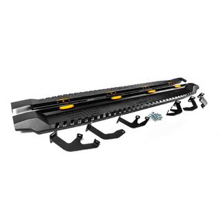 Progi boczne Dakar V1 z LED (2 szt, metal) Toyota Hilux 2015- zdjęcia 2
