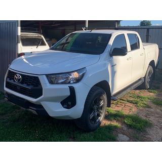 Progi boczne Dakar V1 bez LED (2 szt, metal) Toyota Hilux 2015- zdjęcia 4