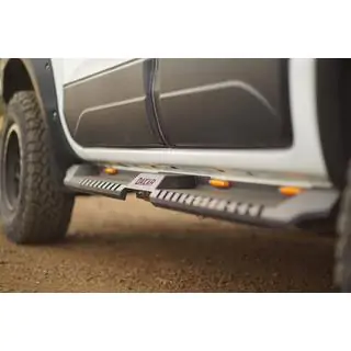 Progi boczne Dakar V2 z LED (2 szt, metal) zdjęcia 3