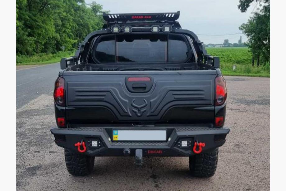 Mitsubishi L200 2006-2015 Kosz dachowy na Rollbar Dakar (100x100cm) Zdjęcia 17