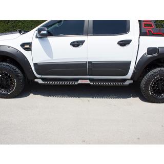 Progi boczne Dakar V2 bez LED (2 szt, metal) Isuzu D-Max 2002-2011 zdjęcia 2