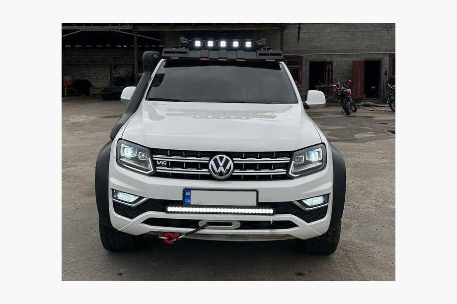 SsangYong Musso ІІ 2018- Daszek przedniej szyby pod bagażnik dachowy DAKAR (LED) Image