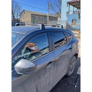 Bagażnik dachowy na oryginalne punkty montażowe (2 szt, aluminium) Mazda CX-5 2017–2025 zdjęcia 2