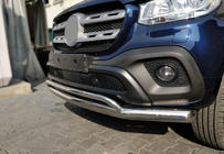 Mercedes X class 2017-2020 Przedni podwójny pałąk Vegas (nierdzewna stal, 76mm) zdjęcia 1